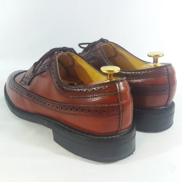Dexter Mahogany Longwing Blucher Shoes Mens 7.5M main image 7